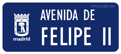 cartel_de_avenida-de-FELIPE II_en_madrid